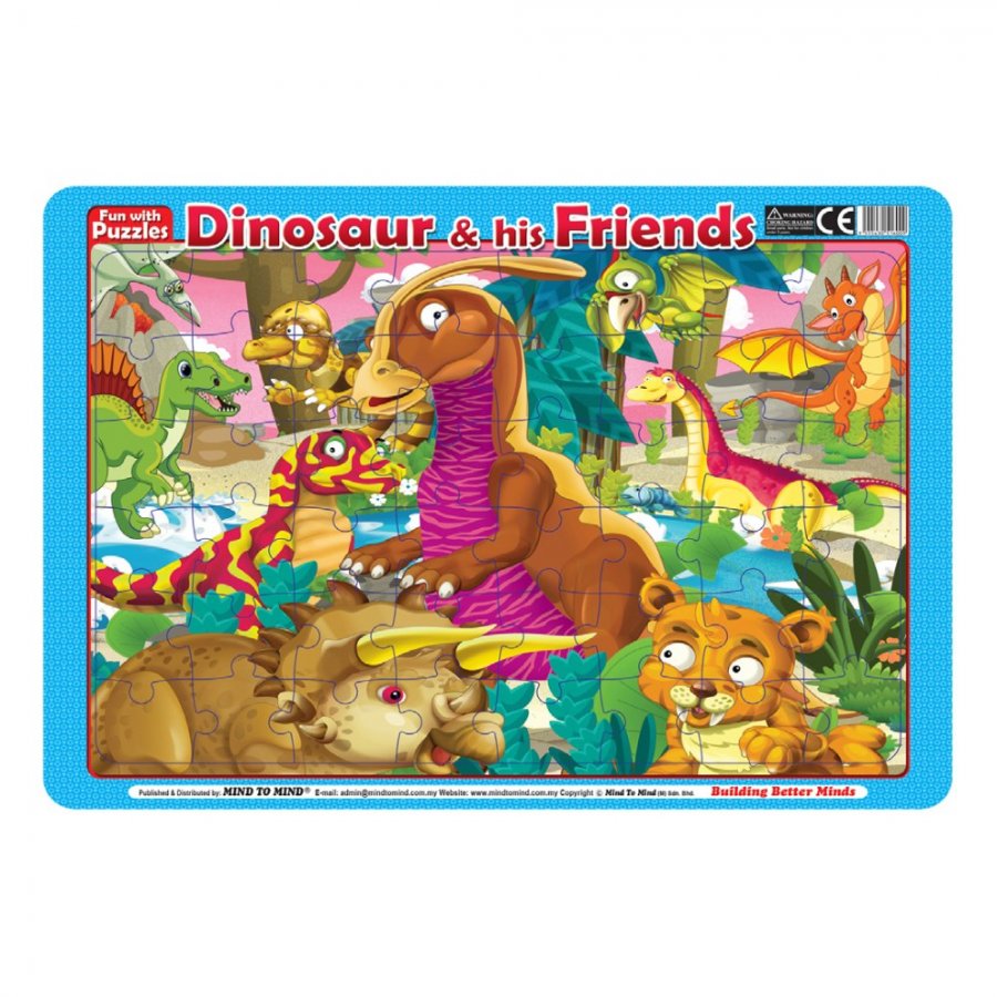 Fun With Puzzles Dinosaur & his Friends (MM16009)