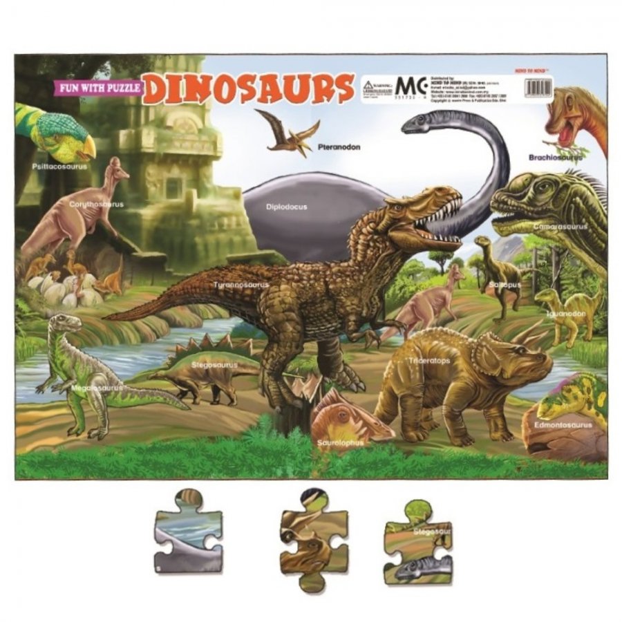 Fun With Puzzles Dinosaurs (MM16144)
