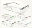 Fashion Plastic Half Rimless Reading Glasses 4 Style R9168/69/70/71