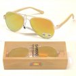 Aviator Bamboo Polycarbonate Sunglasses BA100