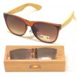 Fashion Bamboo Polycarbonate Sunglasses BA103