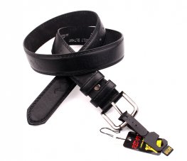 Souvenirs Belts (3.5cm Black Kangaroo) BLT-KA1  Souvenirs Belts (3.5cm Black Kangaroo) BLT-KA1