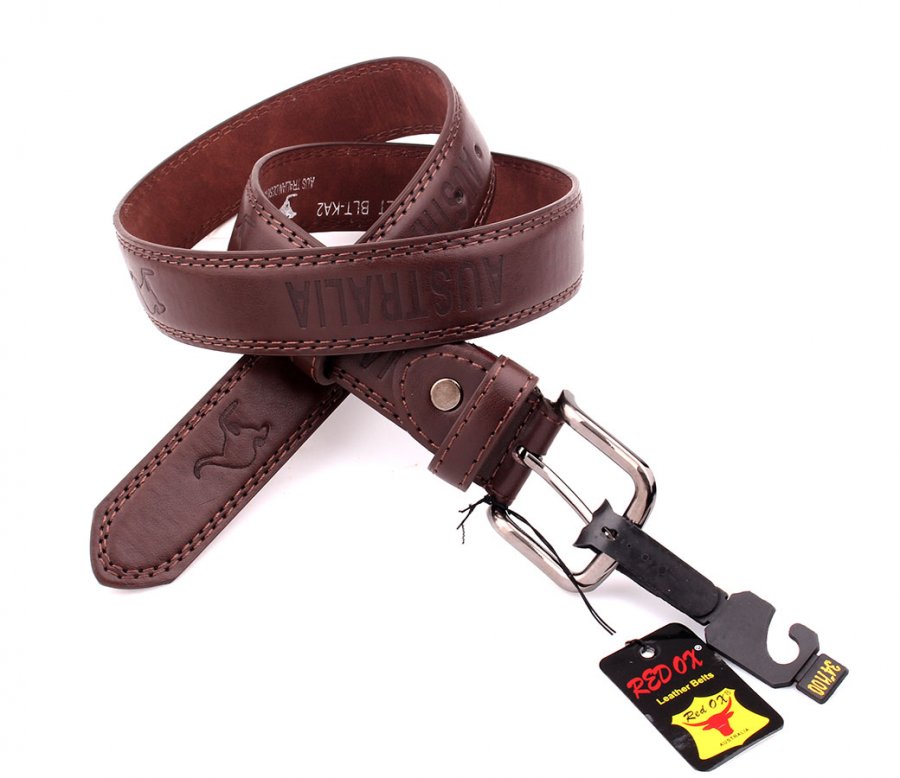 Souvenir Belts (3.5cm Brown Kangaroo) BLT-KA2