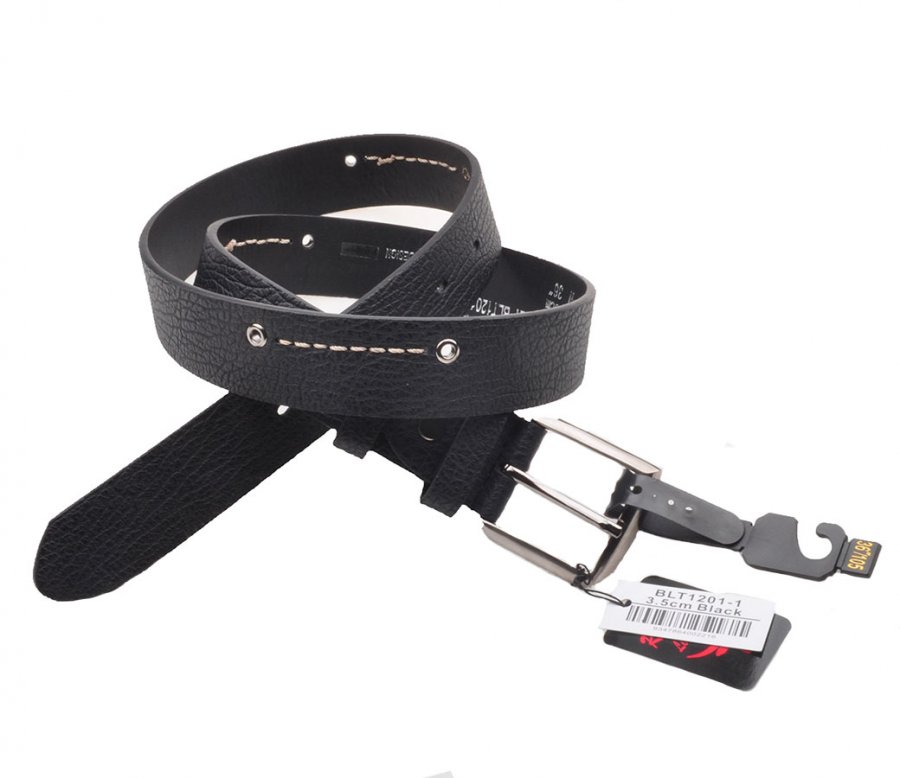 Bulk Buy Belts 3.5cm Black BLT1201-1