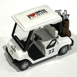 Clear Crystal Sticker Label with 5" Golf Cart  Clear Crystal Sticker Label with 5" Golf Cart