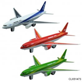 9" Boeing 777 Airliner (6 Pcs/Box) CLX51473  9" Boeing 777 Airliner (6 Pcs/Box) CLX51473
