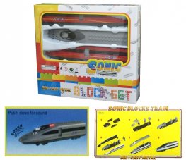 Sonic Bloks Train Diecast Model DC-9000P  Sonic Bloks Train Diecast Model DC-9000P