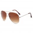 Aviator Metal Sunglasses Large Size AV009-1