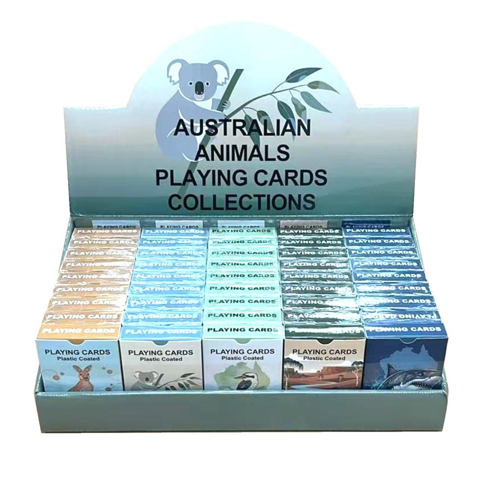 Playing Cards OZ Animals PK50 (CDU)