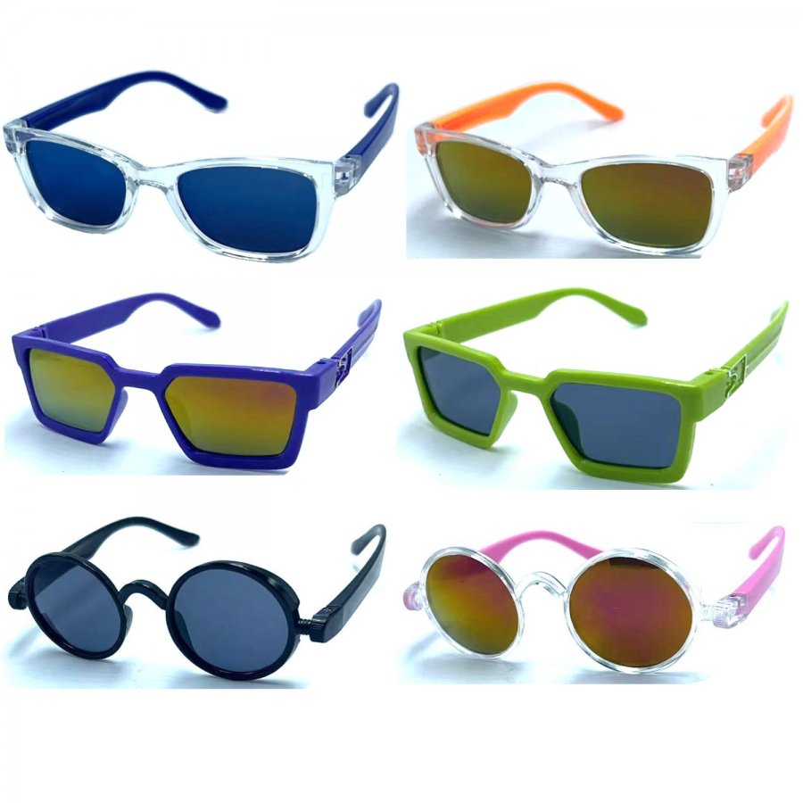 Koala Collection Kids Fashion Unisex Plastic Frame Sunglasses 3 Style Asst, SUK-KU-3G-001