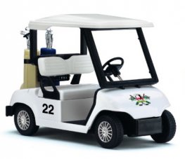 5" Golf Cart (White Colors) KS5105D  5" Golf Cart (White Colors) KS5105D