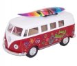 1:32 5" 1962 VW Classical Bus with Printing & Surf Board KT5060DFS