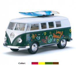 1:32 5" 1962 VW Classical Bus with Printing & Surf Board KT5060DFS  1:32 5" 1962 VW Classical Bus with Printing & Surf Board KT5060DFS