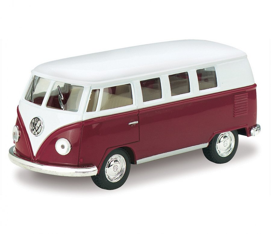 VW Classical Bus 1962 1:32 (5\" Asstd Colour) KT5060D