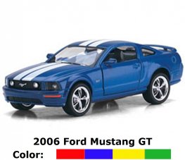 Ford Mustang GT with Print 1:38 KT5091DF  Ford Mustang GT with Print 1:38 KT5091DF