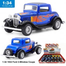1:34 1932 Ford 3-Window Coupe Hot Rod KT5332DF  1:34 1932 Ford 3-Window Coupe Hot Rod KT5332DF