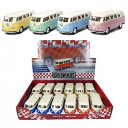 1:32 5" 1962 VW Classical Bus (Ivory Top) Pastel Color KT5377DY  1:32 5" 1962 VW Classical Bus (Ivory Top) Pastel Color KT5377DY