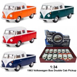 1:34 1963 Volkswagen Bus Double Cab Pickup KT5387D 1:34 1963 Volkswagen Bus Double Cab Pickup KT5387D