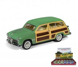 1:40 5" 1949 Ford Woody Wagon (4 asst. colors) KT5402D  1:40 5" 1949 Ford Woody Wagon (4 asst. colors) KT5402D