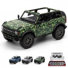 1:34 2022 Ford Bronco Camo Edition (Open Top) KT5445DA  1:34 2022 Ford Bronco Camo Edition (Open Top) KT5445DA