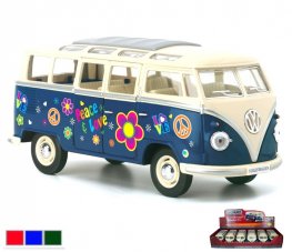 1:24 1962 Volkswagen Classical Bus with Printing (6 Pcs/Box) KT7005DF  1:24 1962 Volkswagen Classical Bus with Printing (6 Pcs/Box) KT7005DF