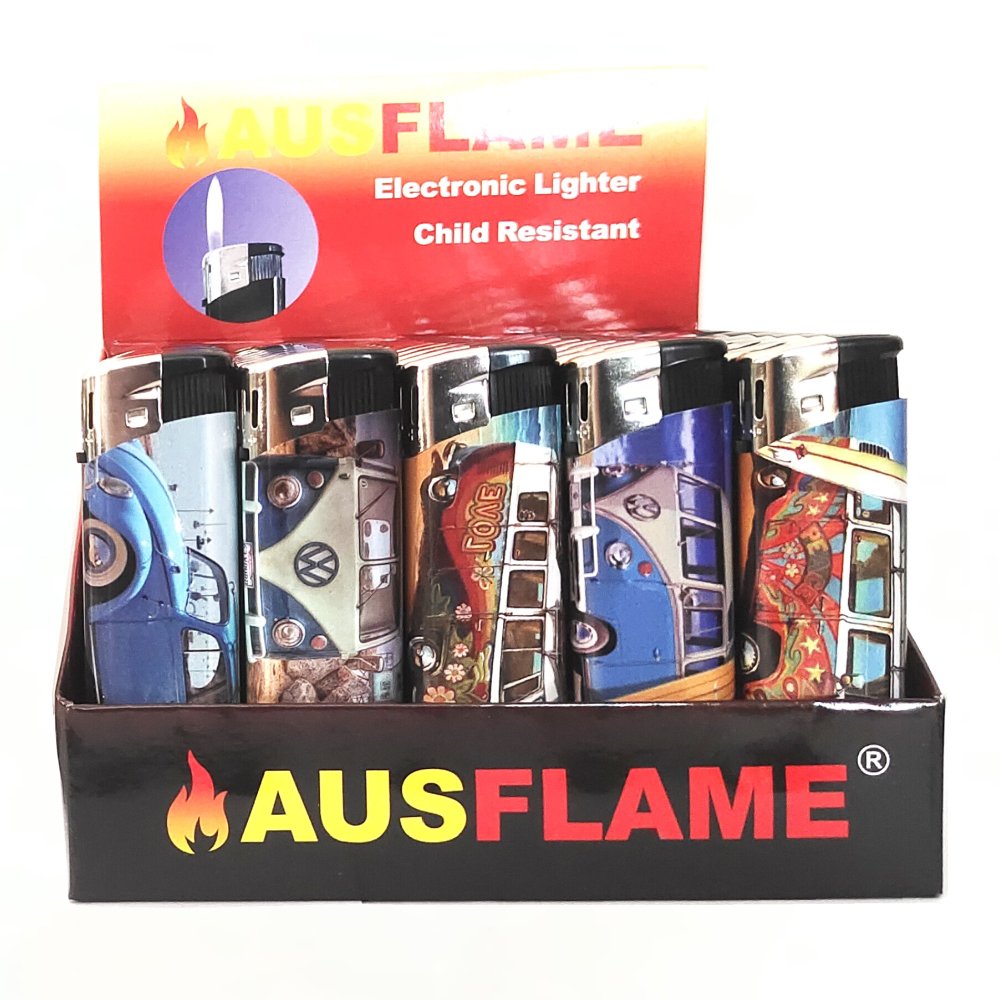 VW Electronic Gas Refillable Lighters TD817-VW