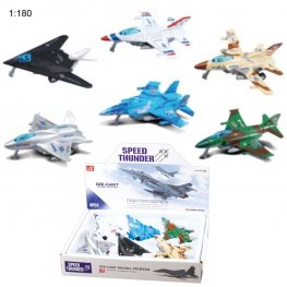 5" Diecast Models 1:128 Fighter Jet (6 Assot.)  5" Diecast Models 1:128 Fighter Jet (6 Assot.)