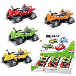 3.5" Diecast Models 1:43 Quad Bike (4 Colours)  3.5" Diecast Models 1:43 Quad Bike (4 Colours)