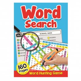 160 Pages Word Search Book Blue (MM00307)  160 Pages Word Search Book Blue (MM00307)