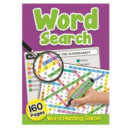 160 Pages Word Search Book Purple (MM00406)  160 Pages Word Search Book Purple (MM00406)