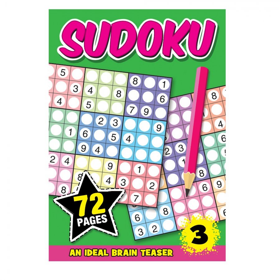 72 Pages Sudoku Book 3 (MM00703)