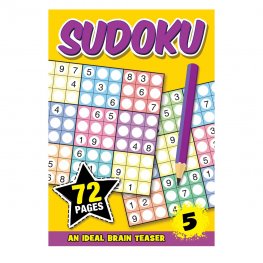 72 Pages Sudoku Book YELLOW (MM00901)