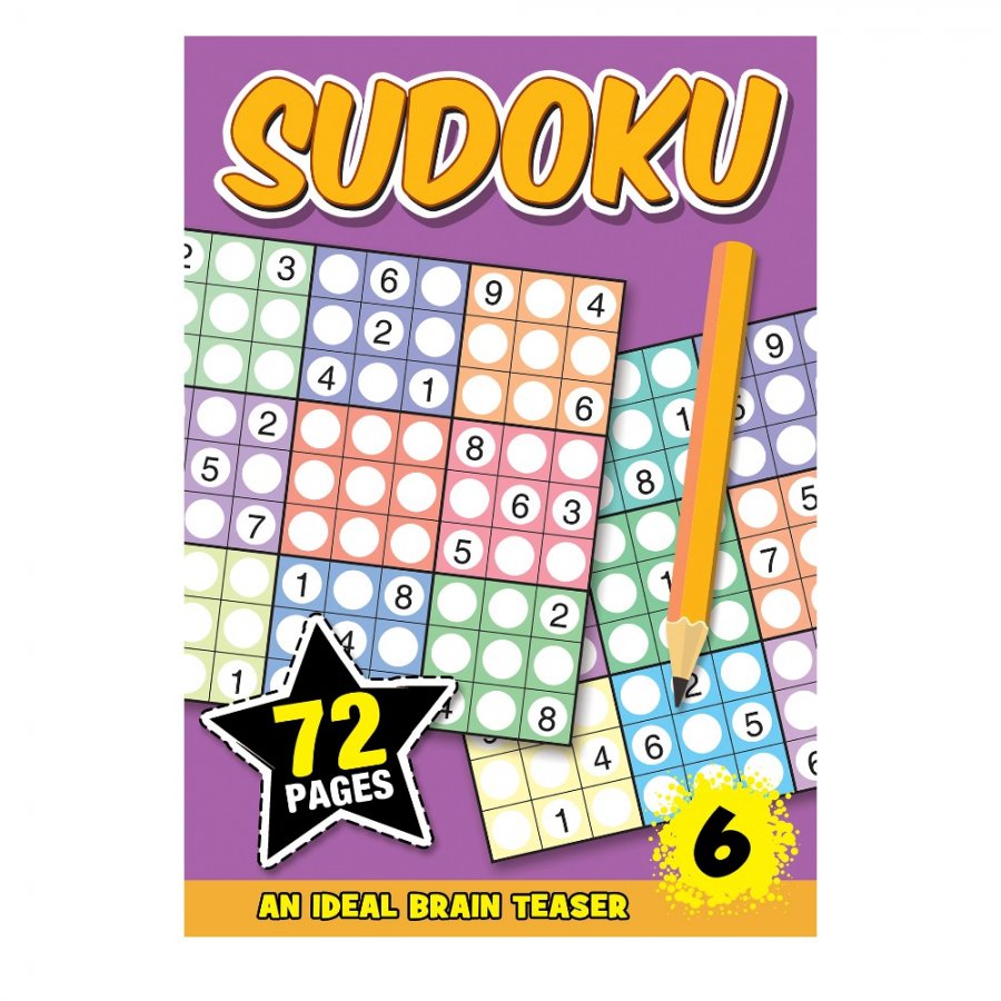 72 Pages Sudoku Book 6 (MM01007)