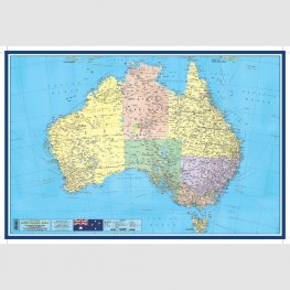 Australian Map - Educational Chart (MM01325)  Australian Map - Educational Chart (MM01325)