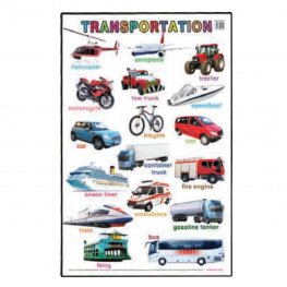 Transportation - Educational Chart (MM01454)  Transportation - Educational Chart (MM01454)