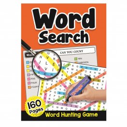 160 Pages Word Search Book Orange (MM01809)  160 Pages Word Search Book Orange (MM01809)
