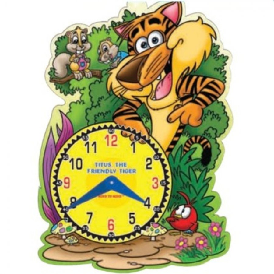 Let\'s Learn Time Titus, The Friendly Tiger (MM02154)