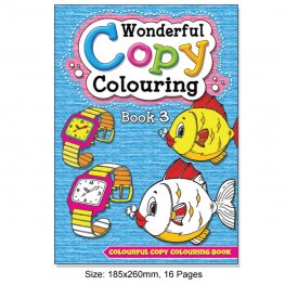 Wonderful Copy Colouring Book 3 (MM08509)  Wonderful Copy Colouring Book 3 (MM08509)