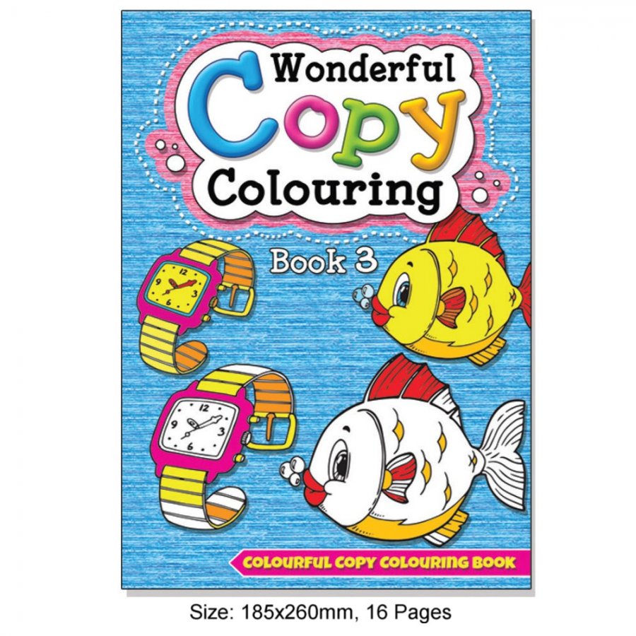 Wonderful Copy Colouring Book 3 (MM08509)