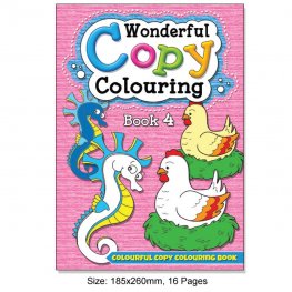 Wonderful Copy Colouring Book 4 (MM08608)  Wonderful Copy Colouring Book 4 (MM08608)