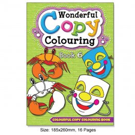 Wonderful Copy Colouring Book 6 (MM08806)  Wonderful Copy Colouring Book 6 (MM08806)