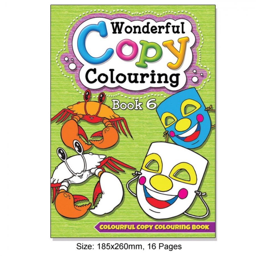 Wonderful Copy Colouring Book 6 (MM08806)