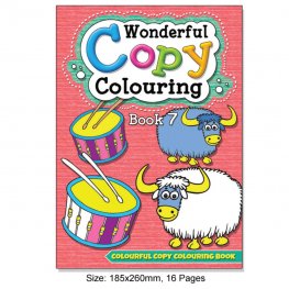 Wonderful Copy Colouring Book 7 (MM08905)  Wonderful Copy Colouring Book 7 (MM08905)