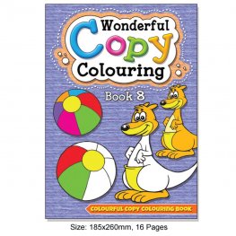 Wonderful Copy Colouring Book 8 (MM09001)  Wonderful Copy Colouring Book 8 (MM09001)