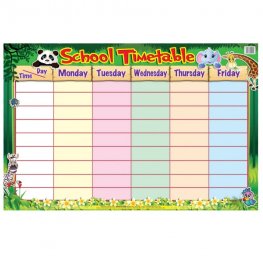 School Timetable - Educational Chart (MM09900)  School Timetable - Educational Chart (MM09900)