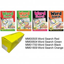 160 Pages Word Search Book 4 Style Mixed, 96 Books Packge (MM160WS2)  160 Pages Word Search Book 4 Style Mixed, 96 Books Packge (MM160WS2)
