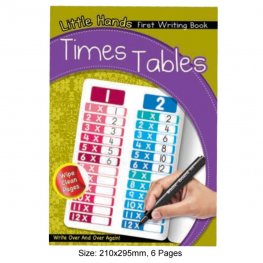 Little Hands First Writing Book Times Tabale (MM17431)  Little Hands First Writing Book Times Tabale (MM17431)