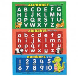 Let's Learn Alphabet - Educational Chart (MM21542)  Let's Learn Alphabet - Educational Chart (MM21542)