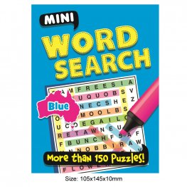 192 Pages Mini Word Search BLUE, More Than 150 Puzzles! (MM47487)  192 Pages Mini Word Search BLUE, More Than 150 Puzzles! (MM47487)