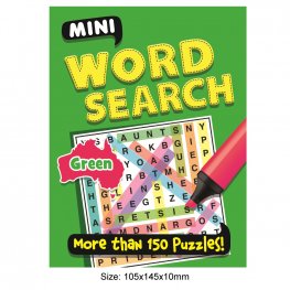 192 Pages Mini Word Search GREEN, More Than 150 Puzzles! (MM47500)  192 Pages Mini Word Search GREEN, More Than 150 Puzzles! (MM47500)